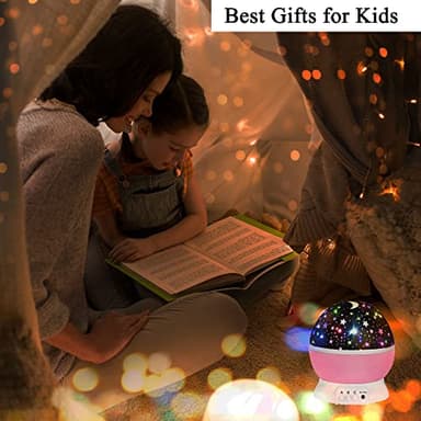 Toys for 1-10 Year Old Girls,Star Projector for Kids 2-9 Year Old Girl Gifts Toys for 3-8 Year Old Girls Christmas Gifts for 4-7 Year Old Boys Birthday Gifts Stocking Stuffers for Kids - Image 5