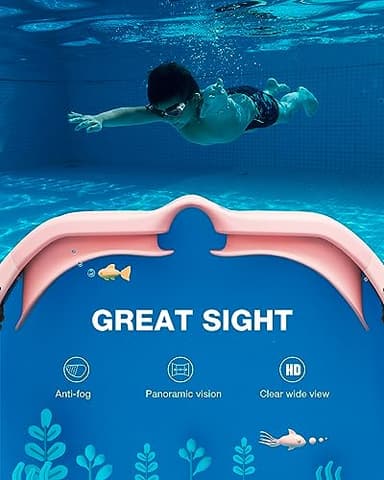 ZIONOR Kids Swim Goggles, G1MINI SE Anti-Fog Swimming Goggles for Kid Child 6-14 - Image 5