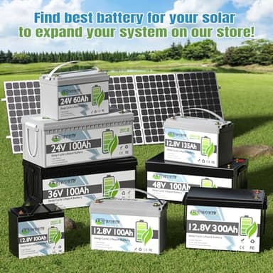 TCBWORTH 12V Lithium Battery 135Ah Bluetooth, Rechargeabel Deep Cycle LiFePO4 Batteries, 100A Smart BMS with Low-Temp Protection, Perfect for RV, Solar, Boat, Marine, Trolling Motor - Image 9