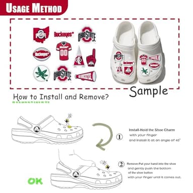 MATHARAGO 8 9 10 11 Pcs Shoe Charms for sports fans Decoration, Different Team Shoes Accessories for Boys Girls Kids Adults Women Men Party Favors Birthday Gifts(YDD-10P-008) - Image 3