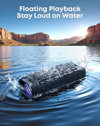 Soundcore Boom 3i by Anker, Compact Outdoor Speaker, IP68 Waterproof, Floating Playback, Saltwater-Resistant, BassUp 2.0, 50W Portable Speaker, Bluetooth 5.3, 16H, TWS, Kayak/Fishing/Camping - Image 3