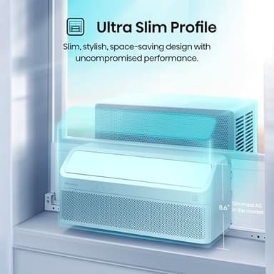 Hisense AWL1225TW1W Window Air Conditioner, 12,000 BTU, White - Image 4