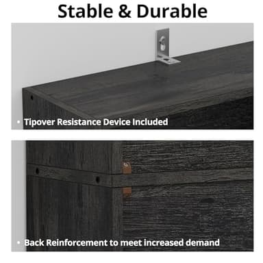 IRONCK Bookshelves and Bookcases Floor Standing 6 Tiers Display Storage Shelves 70 in Tall Bookcase Home Decor Furniture for Home Office, Living Room, Bed Room - Image 7