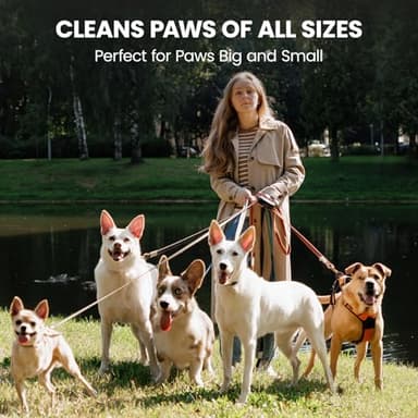 PawSono Paw Cleaner for Dogs & Cats, No-Rinse Foaming Pet Foot Washer with Built-in Scrubber Brush for Dirty, Muddy Paws – Suitable for Small, Medium & Large Dogs, Puppies, Kittens (5 fl oz) - Image 9