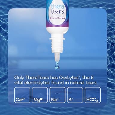 TheraTears Dry Eye Therapy Lubricating Eye Drops for Dry Eyes, Preservative Free eye drops, 30 Single-Use Vials - Image 4