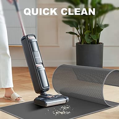 Pieviev Cat Litter Mat Double Layer Waterproof Urine Proof Trapping Mat with Upgraded 3-sided Opening Design (Gray (24x15 Inch)) - Image 3