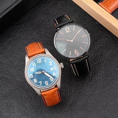 Gomvadr Italian Leather Watch Band Tuscany Vegetable-Tanned Genuine Leather Strap,18mm 19mm 20mm 21mm 22mm XL XXL Replacement Watch Straps for Men and Women(20mm) - Image 8