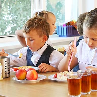 Reusable Travel Utensils Set with Case, 4 Sets Wheat Straw Portable Knife Fork Spoons Tableware, Eco-Friendly BPA Free Cutlery for Kids Adults Picnic Camping Utensils(Green, Beige, Pink, Blue) - Image 2