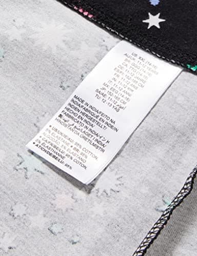 Amazon Essentials Girls' Leggings, Pack of 5, Aqua Green/Black Stars/Navy/Pink/Stripe, X-Large - Image 6