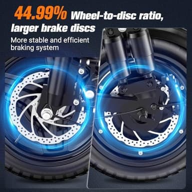 C14 Electric Scooter for Adults with Seat – High-Performance, Foldable E-Scooter with 900W Peak Power, 20MPH, 28-Mile Range, and Dual Disc Brakes,High Strength Frame,330lbs Max Load. UL2272 - Image 7