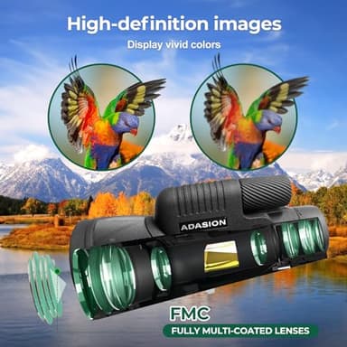 15x56 HD Monocular Telescope High Powered for Adults with Smartphone Adapter, High Powered Monocular Scope with Clear Low Light Vision for Star Watching, Bird Watching, Hiking, Concert - Image 4