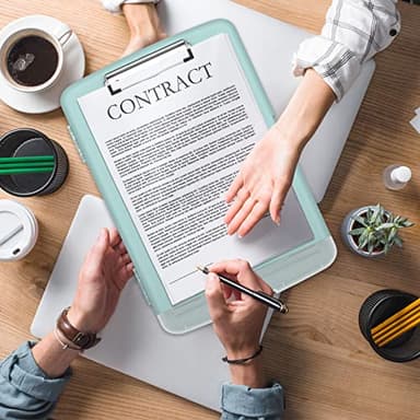 Rimilak Plastic Clipboard with Storage, 8.5 x 11 High Capacity Folio Nursing Case with Pen Holder, Size 14.2 x 9.6 x 1.2″ Folder Side-Opening for Classroom, Teacher, Smooth Writing, Dark Green - Image 6