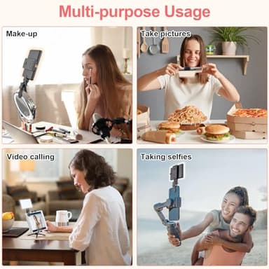 XINBAOHONG Rechargeable Clip Fill Video Conference Light, Selfie Light for Phone Android Camera iPad Laptop LED Phone for Makeup TikTok Selfie Vlog - Image 6