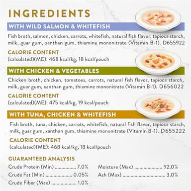 Purina Fancy Feast Lickable Broth Topper Complement Creamy Wet Cat Food Variety Pack - (Pack of 12) 1.4 oz. Pouches - Image 6