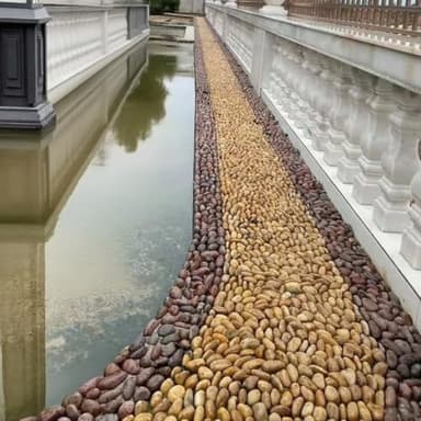 YISZM Rocks for Plant 5lbs, Red River Rocks 1-2 Inch Natural Pebbles for Indoor Plants, High Polished Decorative Stones Vase Filler Fish Tank Aquariums Landscaping Garden - Image 7