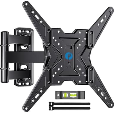 Pipishell Full Motion TV Wall Mount for Most 26-60 inch TVs, 55 inch Compatible, with Swivel, Tilt, Extension, Single Stud Articulating TV Mount Bracket, Holds up to 77 lbs, Max VESA 400x400mm, PIMF11 - Image 1