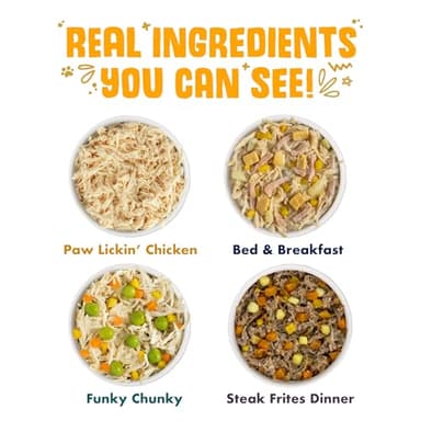 Weruva Classic Dog Food, Variety Pack, Baron's Batch, Wet Dog Food, 14oz Cans (Pack of 12), Multi - Image 4