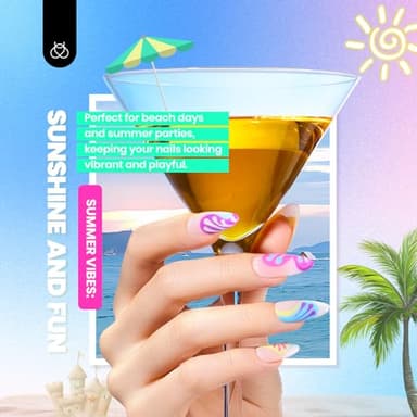 Beetles Gel Nail Polish Kit with U V Light - 68 Pcs Set 35 Colors Pink Glitter Nude Gray Gel Polish with Base Matte&Glossy Top Coat Vivid Seasons Gel Nail Set Nail Art Gift for Women & Girls - Image 4