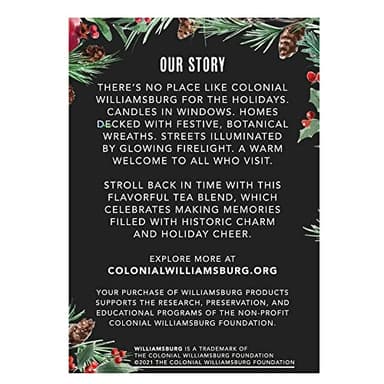 Harney & Sons Holiday Heritage Colonial Williamsburg Blend | Black Tea with Warm Apple, Cinnamon, and Orange Peel,20 Count (Pack of 1) - Image 4