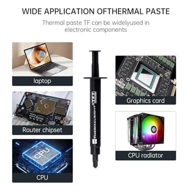 Thermalright TF7 Thermal Paste - 12.8W/m.k Heatsink Compound 2 Gram | High Durability | for All heatsinks CPU Coolers | 1-Pack - Image 3