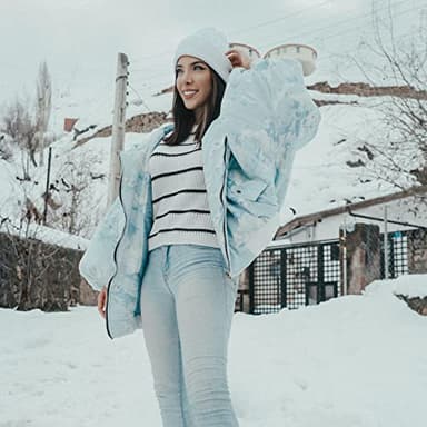 NPJY Unisex Beanie for Men and Women Knit Hat Winter Beanies Beige - Image 2