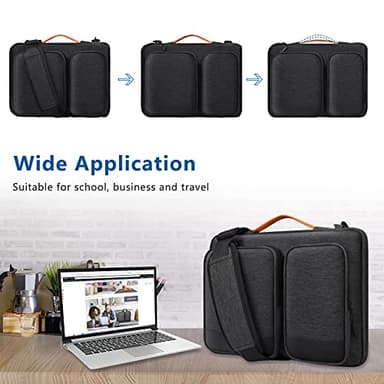 Alfheim 15.6-16 inch Laptop Case Sleeve Waterproof Shock-Resistant Lightweight 360° Protective Notebook Compatible with MacBook 16'' M3 M2 M1 Pro/Max - Image 6