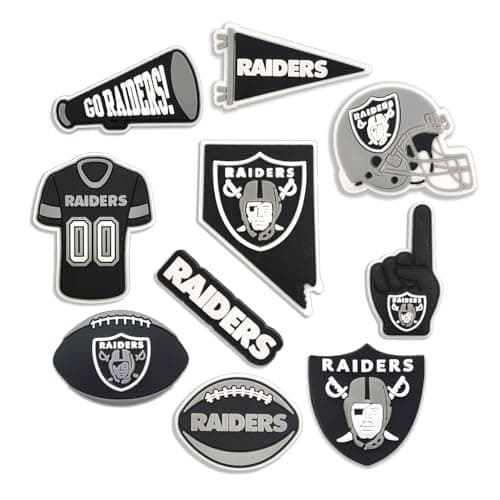 10PCS Shoe Charms for crocs clogs Decoration, Team Charms for sports fans - Image 1
