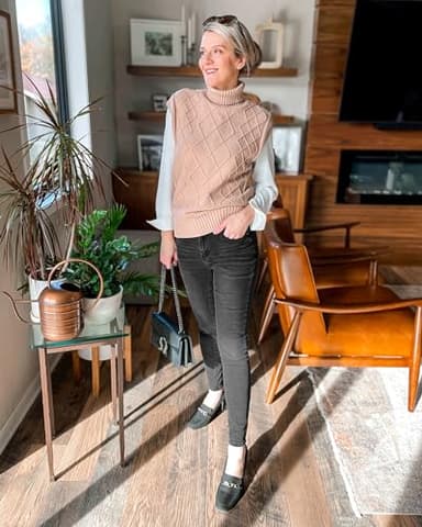 GRAPENT High Waisted Jeans for Women Pantalones De Mujer Cintura Alta High Waist Jeans Womens Jeggings Tummy Control Jeggings High Waist Black Slacks Women Color Washed Black Large Size 12 Size 14 - Image 4