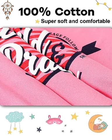 DAUGHTER QUEEN Girls Pajamas 18-24 Months Heart PJs 100% Cotton Long Sleeve Pj Sets Baby Toddler Sleepwear Jammies Sleeping Clothes Outfits 18m/Mo, 24m/Mth - Image 5