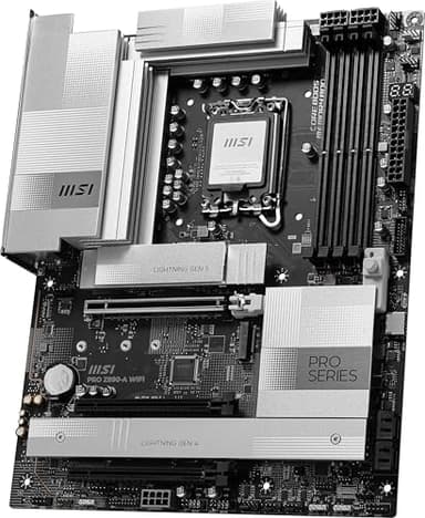 MSI PRO Z890-A WiFi ProSeries Motherboard (Supports Core Ultra Series 2 Intel Processors, LGA 1851, DDR5, PCIe 5.0, M.2, SATA, 5Gbps LAN, USB Type-C, Wi-Fi 7, Bluetooth 5.4, Thunderbolt 4, ATX) - Image 3