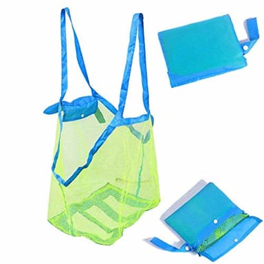 SupMLC Mesh Extra Large Beach Bags and Totes - Holds Toys, Towels, Sand Away - For Children's Toys, Market, Grocery, Picnic - Image 6