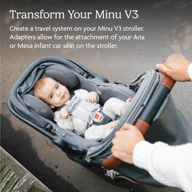UPPAbaby Adapter for Minu V3 - Compatible with Aria and Mesa Infant Car Seats - Quick + Secure Attachment - 1 Pair - Image 2