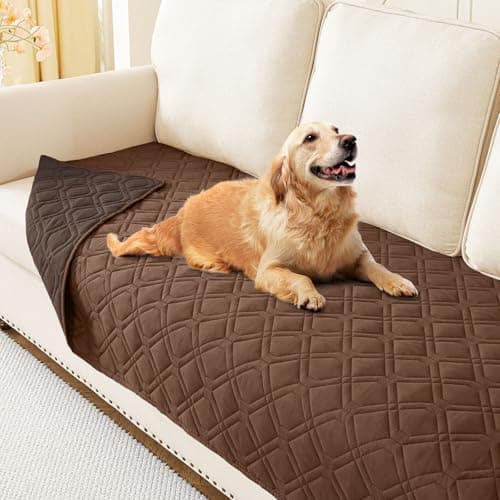 hyha Waterproof Dog Bed Blanket, Soft Pet Blankets, Waterproof Couch Cover for Dogs, Reversible Sofa Covers Washable for Furniture (30x70 Inch, Chocolate/Brown) - Image 1