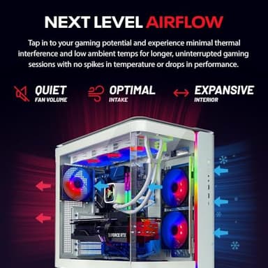 Skytech King 95 Gaming PC Desktop, Intel i7 14700F 2.1 GHz (5.3GHz Turbo Boost), NVIDIA RTX 5070 12GB GDDR7, 1TB Gen4 SSD, 32GB DDR5 RAM 6000 RGB, 850W Gold PSU, 360mm ARGB AIO, Wi-Fi, Win 11 Home - Image 5