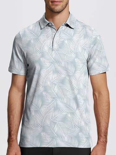 ISEEGZ Mens Golf Shirts Short Sleeve Funny Print Golf Polo Shirts for Men Lightweight Dry Fit Quick Dry Collared Golf Polos - Image 2