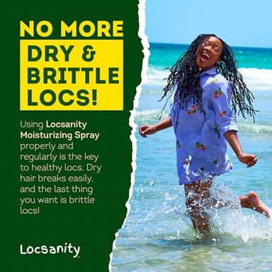 Locsanity Daily Moisturizing Refreshing Spray for Locs, Dreadlocks - Rose Water and Peppermint Hair Scalp Moisturizer, Dreadlock Spray - Natural Loc Care and Maintenance (12oz) - Image 5