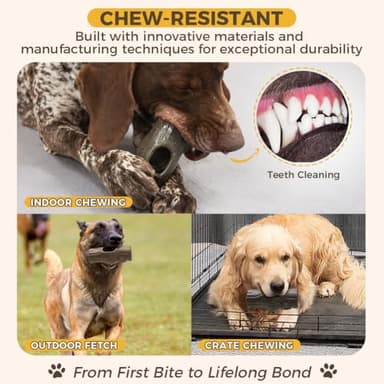 Mankoda Dog Frozen Treat Toys to Keep Them Busy - Interactive Dog Puzzle Toys with Frozen Mold, Indestructible Aggressive Chew Toys for Large Dogs, Food Grade-Easy to Clean-Reduce Anxiety-Safe Chewing - Image 6