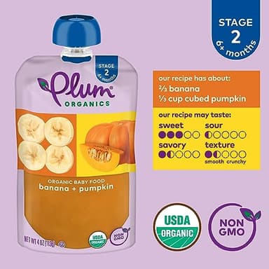 Banana and Pumpkin - 4 oz Pouch (Pack of 4) - Image 3