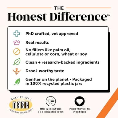 Senior Hemp Hip & Joint Supplement - Dog Joint Supplement with Hemp Oil, Glucosamine for Dogs, Collagen, MSM & Green Lipped Mussel - Mobility for Senior Dogs (Chicken 180ct) - Image 6