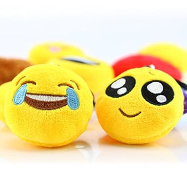 Dreampark Emoticon Keychain Mini Cute Plush Pillows, Party Favors for Kids Valentine's Day Gifts / Birthday Party Supplies, Easter Basket Stuffers Egg Fillers Carnival Prizes Toys for Kids (64 Pack) - Image 2