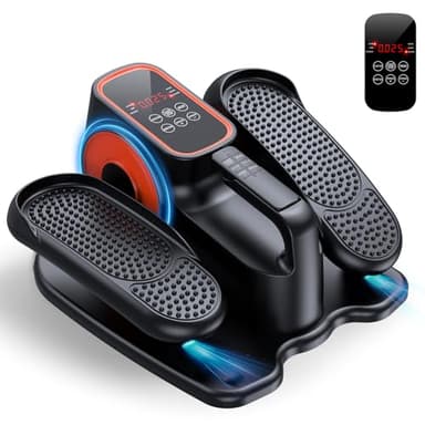 DUREXO Under Desk Elliptical, Ellipse Leg Exerciser While Sitting for Seniors, Quiet Portable Electric Seated Pedal Exerciser with Remote Control and 12 Adjustable Speeds for Home Office - Image 1
