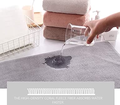 TENSTARS 12 Pack Premium Washcloths Set - Quick Drying- Soft Microfiber Coral Velvet Highly Absorbent Wash Clothes - Multipurpose Use as Bath, Spa, Facial, Fingertip Towel (Purple) - Image 6