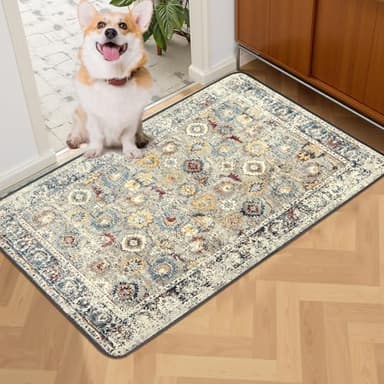 SCLOSE Washable Pee Pads for Dogs 2 Pack, 36" x 24" Reusable Puppy Pads Waterproof, Super Absorbent Dog Rugs, Leakproof, Dog Crate Pad, Playpen Mat, Whelping Pads, Vintage - Image 2