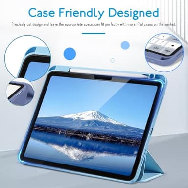MOBDIK 1 Pack Tempered Glass Screen Protector Compatible with iPad Air 11 inch M3 2025/ M2 2024, Ultra Clear, Anti-Scratch, Case Friendly, EZ Kit - Image 6