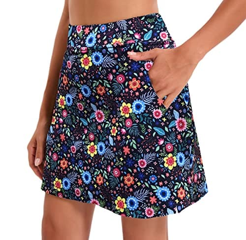 Oyamiki Women's Active Performance Skort Lightweight Skirt for Running Tennis Golf Workout Sports Printing M - Image 1