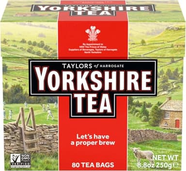 Taylors of Harrogate Yorkshire Red, 80 Teabags - Image 1