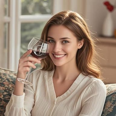 Personalized Gifts for Women, Monogrammed A-Z Wine Glass Customized Gift, Unique Christmas Birthday Gifts for Women Her Mom Friend Sister Wife Daughter Nurse (C - Image 4