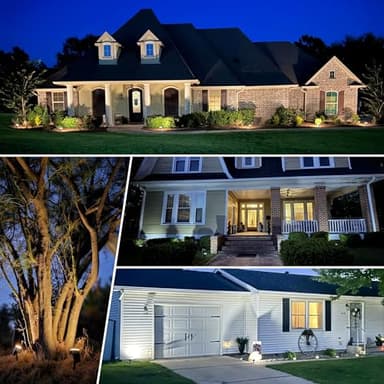 AUDERWIN Solar Spot Lights Outdoor Waterproof 6 Pack IP65, 63 LED 3 Lighting Modes Spotlights for Yard Garden House Garage Pathway - Image 8