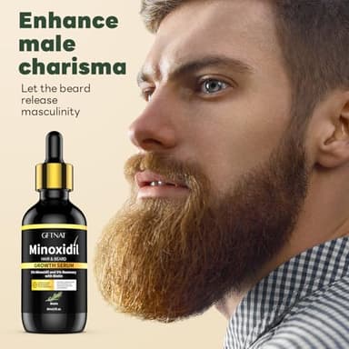 5% Minoxidil with Rosemary for Men and Women Hair Growth,Beard Growth Kit,Scalp Serum for Thicker Fuller Hair - Image 5