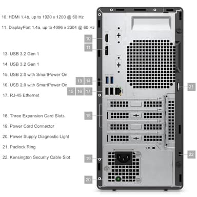 Dell OptiPlex 7020 Tower Business Desktop Computer, 32GB DDR5 RAM, 1TB PCIe SSD, Intel 6-Core i5-12500 (Beat i7-11700), DVDRW, WiFi Adapter, RJ-45, Type-C, HDMI, DisplayPort, Windows 11 Pro - Image 4